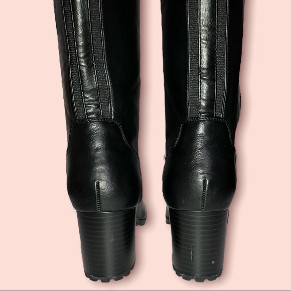 Womens Tommy Hilfiger Girard Knee-Heel Knee.
High Boots, Black Size 8 - Picture 2 of 4